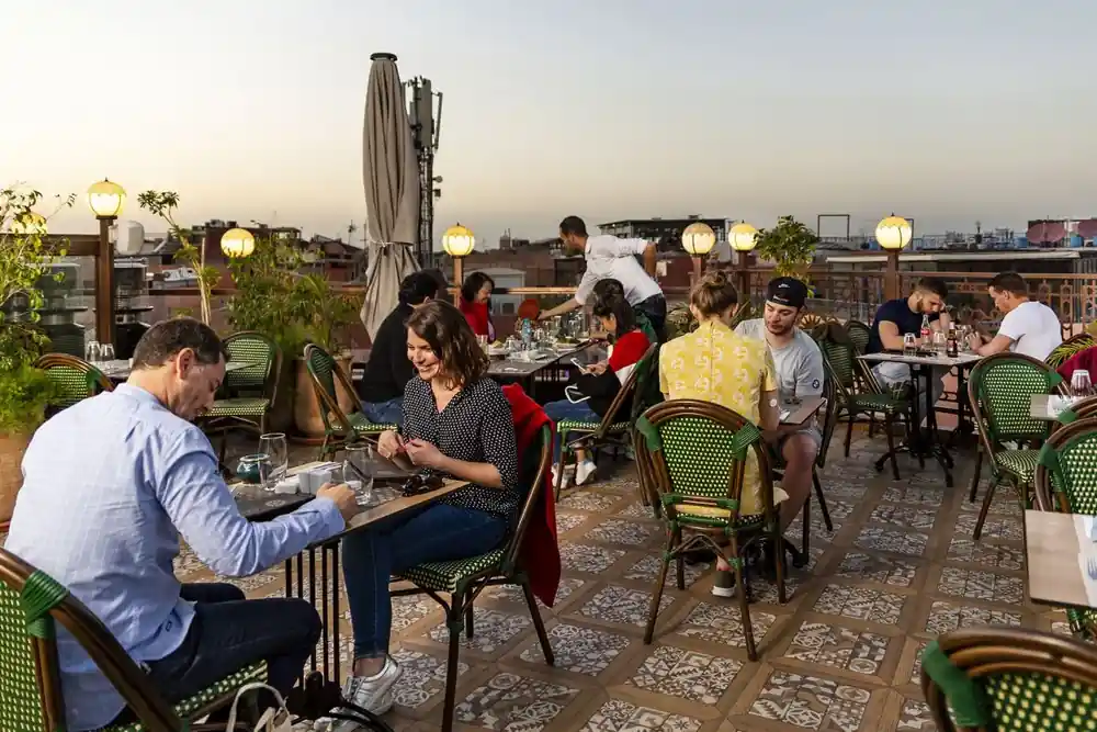 Votre Table Marrakech rooftop terrace